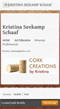 Mobile Screenshot of corkcreationsbykristina.com